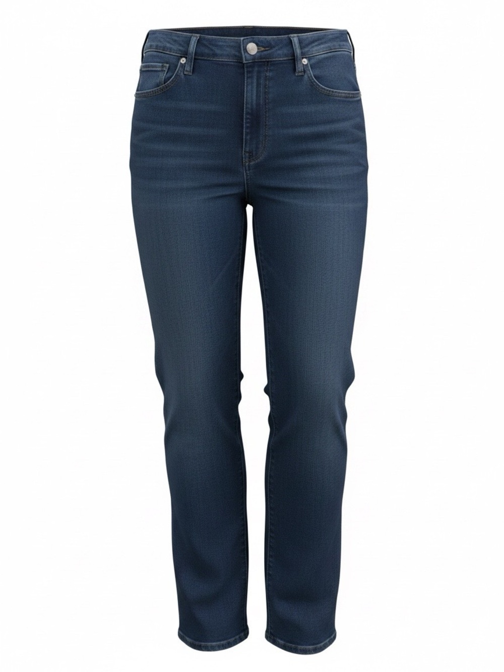 Women's Straight-Leg Mid-Rise Levi Jeans - Dark Blue